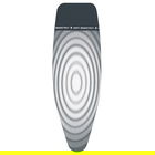 Husa pentru masa de calcat, Brabantia D, Titan Oval, 135x45 cm, 4 mm spuma + 4 mm fetru, bumbac