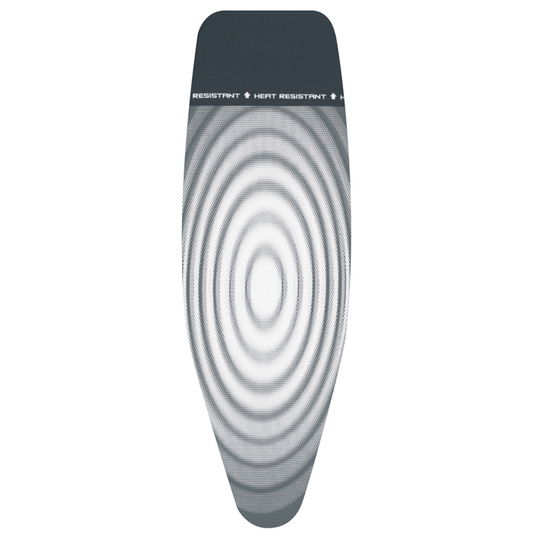 Husa pentru masa de calcat, Brabantia D, Titan Oval, 135x45 cm, 4 mm spuma + 4 mm fetru, bumbac