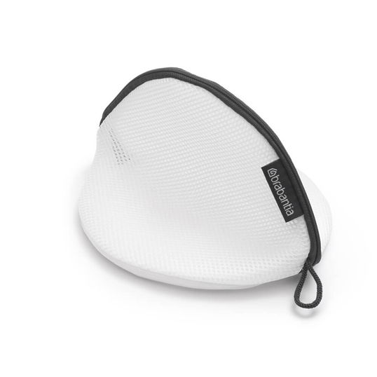 Husa pentru spalat sutiene, Brabantia, Wash bag, 26.5x18.5x15.5 cm, textil, alb/gri