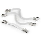 Set 3 cleme de fixare husa masa calcat, Brabantia, White, 25x7 cm, textil, alb