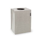 Cos de rufe, Brabantia, Grey, 55 L, 29.5x40.5x54 cm, textil, gri