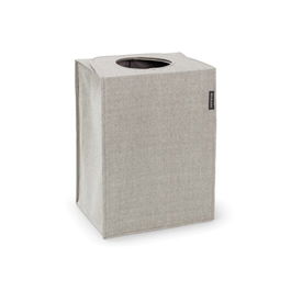 Cos de rufe, Brabantia, Grey, 55 L, 29.5x40.5x54 cm, textil, gri
