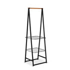 Suport pentru haine, Brabantia, Linn, 57x60.6x190 cm, otel, negru