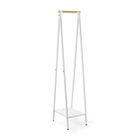Suport pentru haine, Brabantia, Linn, 47.6x34x170 cm, otel, alb