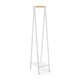 Suport pentru haine, Brabantia, Linn, 47.6x34x170 cm, otel, alb