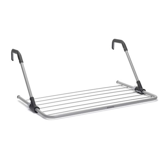 Uscator rufe suspendabil, Brabantia, Metallic Grey, 4.5 m capacitate de uscare, otel, gri metalizat