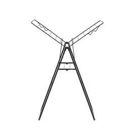 Uscator de rufe, Brabantia, Hangon Matt, 15 m capacitate de uscare, otel, negru mat