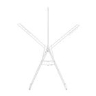 Uscator de rufe cu suport umerase, Brabantia, Hangon Fresh, 25 m capacitate de uscare, otel, alb
