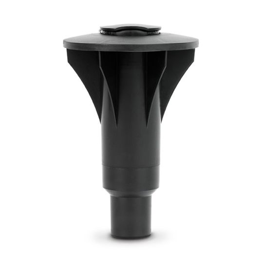 Suport fixare pentru uscator de rufe de gradina, Brabantia, Tube, 50mm, fixare in beton, polipropilena/otel, negru