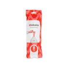 Set 20 saci de gunoi, Brabantia, PerfectFit, marimea B, 5 L, nailon, alb