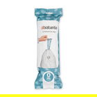 Set 20 saci de gunoi, Brabantia, PerfectFit, marimea O, 30 L, polipropilena, alb