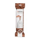 Set 10 saci de gunoi, Brabantia, PerfectFit, marimea L, 45 L, nailon, alb