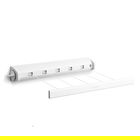 Uscator de rufe retractabil cu montare pe perete, Brabantia, Pull-out White, 22 m capacitate de uscare, polipropilena/otel, alb