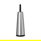 Perie de toaleta cu suport, Brabantia, ReNew Matt, 12x12x42 cm, otel, argintiu
