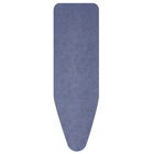Husa pentru masa de calcat, Brabantia C, Denim Blue, 124x45 cm, 2 mm spuma, bumbac, albastru denim