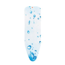 Husa pentru masa de calcat, Brabantia B, Ice Water, 124x38 cm, 2 mm spuma, bumbac