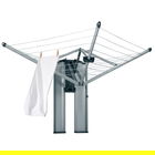 Uscator rufe cu montare pe perete + husa de protectie, Brabantia, WallFix, 24 m capacitate de uscare, cu fixare pe perete, otel, gri metalizat