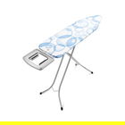Masa de calcat, Brabantia B, PerfectFlow Bubbles, 124x38 cm, 7 pozitii de reglare, polipropilena/otel/bumbac