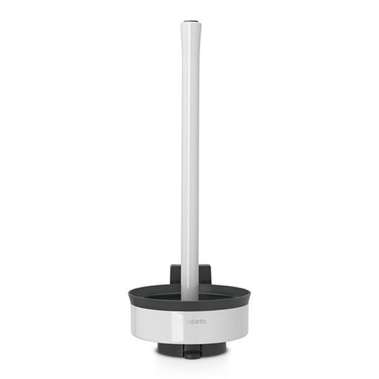 Suport role rezerva hartie igienica, Brabantia, Profile White, 15.5x14x38.3 cm, otel, alb