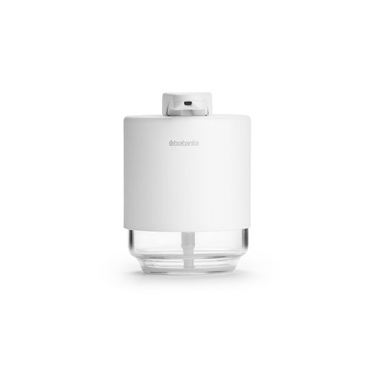 Dispenser sapun lichid, Brabantia, MindSet, 9.5x8x11 cm, 200 ml, otel, Alb
