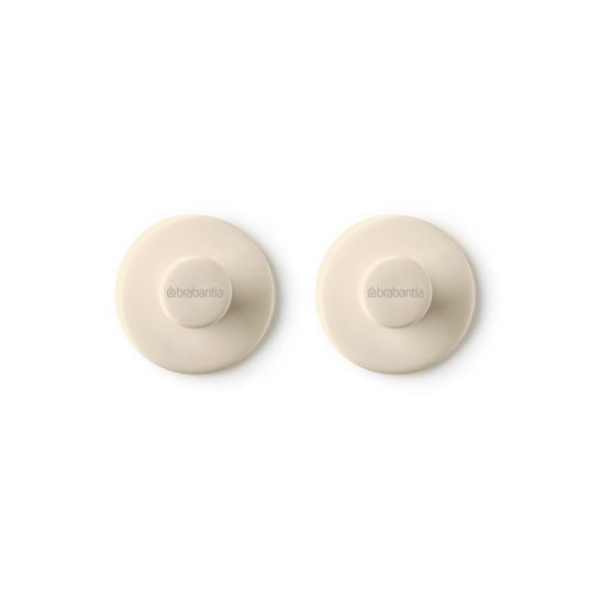 Set 2 agatatori pentru prosoape, Brabantia, Soft Beige, polipropilena, bej