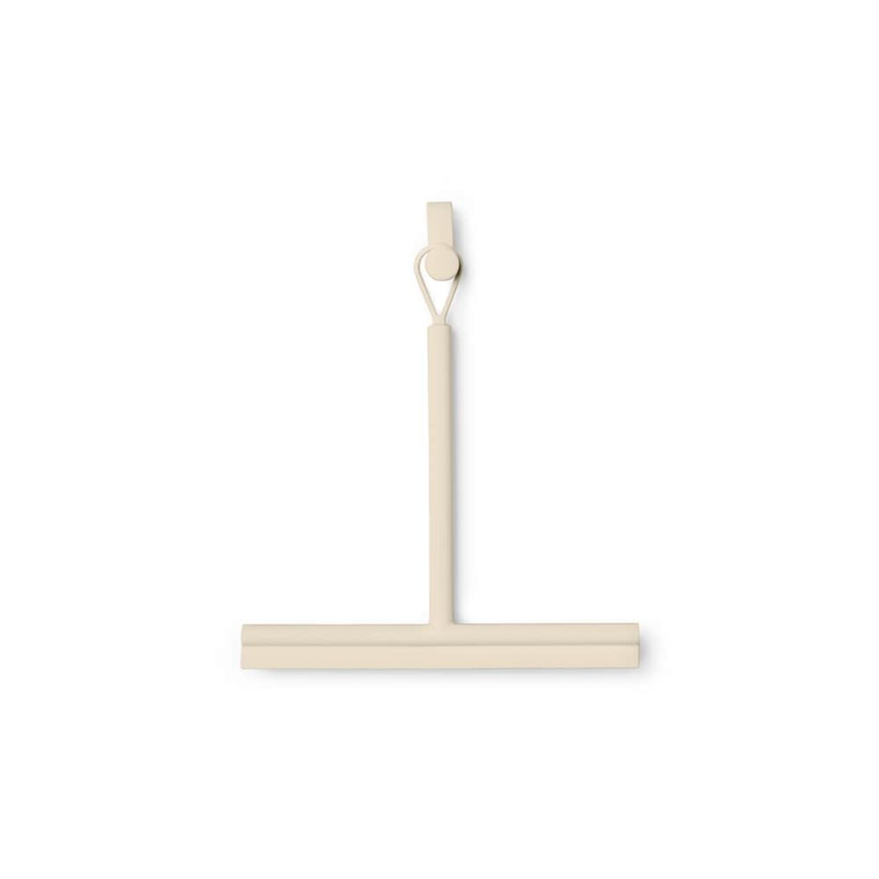 Racleta pentru dus, Brabantia, Soft Beige, 24x26 cm, polipropilena/sillicon, bej