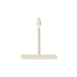 Racleta pentru dus, Brabantia, Soft Beige, 24x26 cm, polipropilena/sillicon, bej