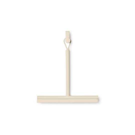 Racleta pentru dus, Brabantia, Soft Beige, 24x26 cm, polipropilena/sillicon, bej