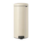 Cos de gunoi cu pedala, Brabantia, NewIcon, 30 L, 38x29.3x67.9 cm, otel, bej