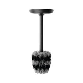 Rezerva perie de toaleta, Brabantia, Profile Black, 10.7x10.7x29 cm, polipropilena, negru