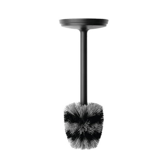 Rezerva perie de toaleta, Brabantia, Profile Black, 10.7x10.7x29 cm, polipropilena, negru