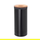 Cos de rufe, Brabantia, Black Cork, 35 L, 30x30x63.5 cm, otel/pluta, negru