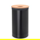 Cos de rufe, Brabantia, Black Cork, 60 L, 38x38x63.5 cm, otel/pluta, negru
