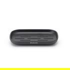 Savoniera, Brabantia, Dark Grey, 13.5x8.1x1.6 cm, polipropilena, gri inchis