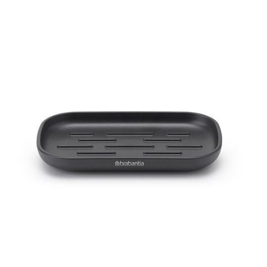 Savoniera, Brabantia, Dark Grey, 13.5x8.1x1.6 cm, polipropilena, gri inchis