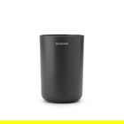 Suport periute si pasta de dinti, Brabantia, Dark Grey, 7.6x7.6x11 cm, polipropilena, gri inchis