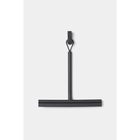 Racleta pentru dus, Brabantia, Dark Grey, 24x26 cm, polipropilena/sillicon, gri inchis