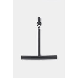 Racleta pentru dus, Brabantia, Dark Grey, 24x26 cm, polipropilena/sillicon, gri inchis
