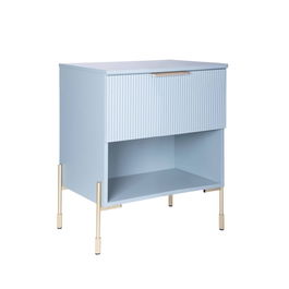 Dulap baie / masca chiuveta Navado, Homla, 60x45x57 cm, PAL/MDF, albastru