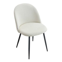 Scaun Fresca, Homla, 56x47x78 cm, metal/poliester, ecru