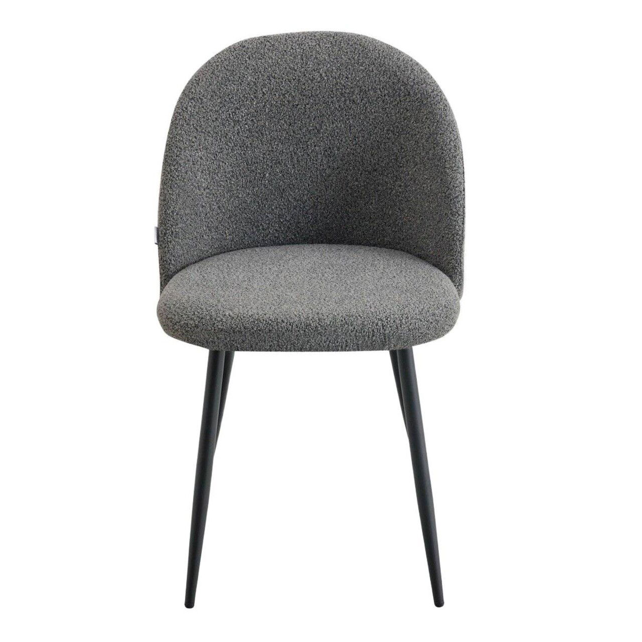 Scaun Fresca, Homla, 56x47x78 cm, metal/poliester, gri inchis