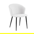 Scaun Lujo, Homla, 59x56.5x81 cm, metal/poliester, bej deschis