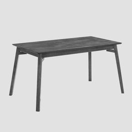 Masa Little, Homla, 140x75x76 cm, lemn de cauciuc, maro