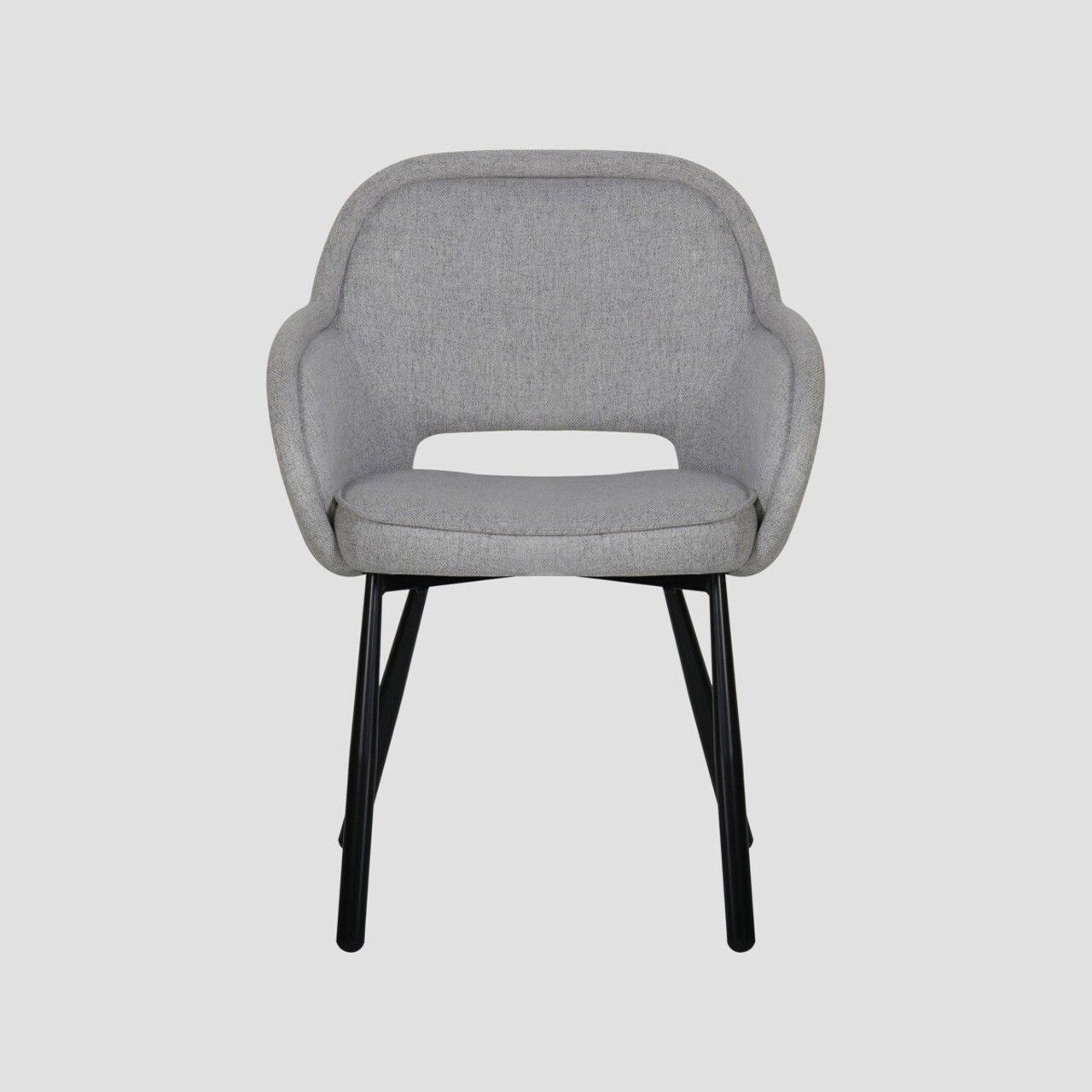 Scaun Campea, Homla, 62x61x84 cm, metal/poliester, gri