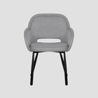 Scaun Campea, Homla, 62x61x84 cm, metal/poliester, gri