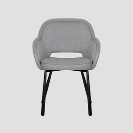 Scaun Campea, Homla, 62x61x84 cm, metal/poliester, gri