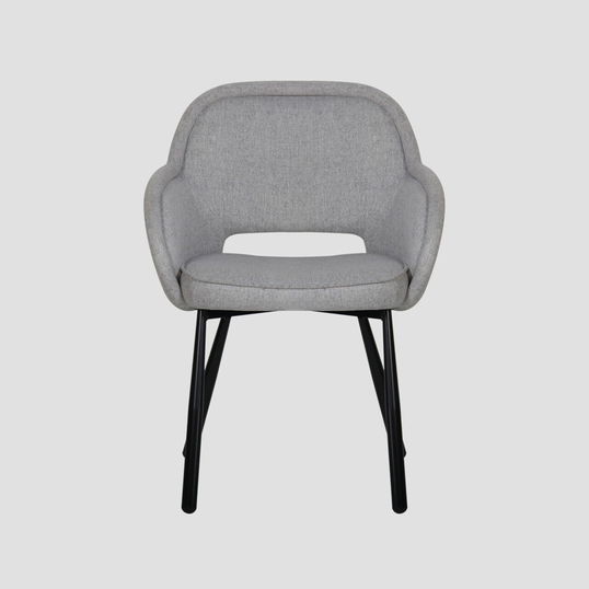 Scaun Campea, Homla, 62x61x84 cm, metal/poliester, gri