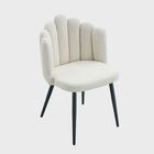 Scaun Luxe, Homla, 55x49x85 cm, MDF/poliester, ecru
