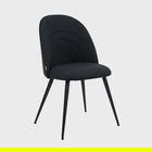 Scaun Ludi, Homla, 53x50x85 cm, metal/poliester, negru