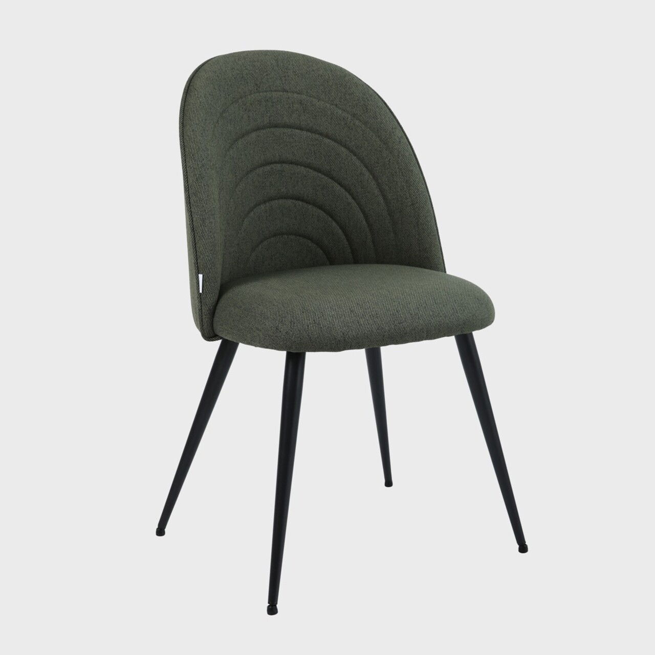 Scaun Ludi, Homla, 53x50x85 cm, metal/poliester, verde